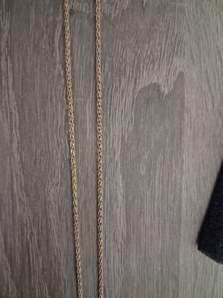 Conjunto Cadena y Cruz Oro 9K. Sin Estrenar