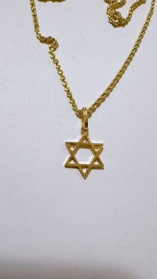 Collana Oro Giallo 18kt Stella David 750