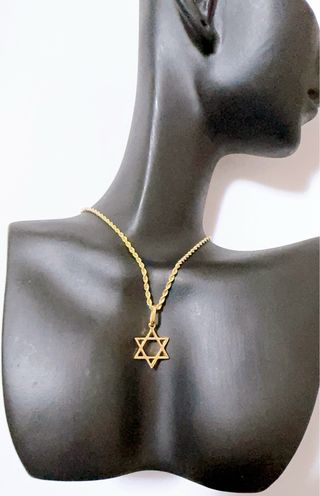 Collana Oro Giallo 18kt Stella David 750