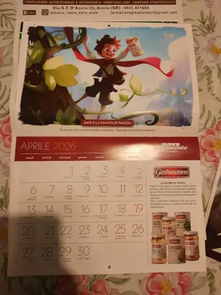 3 calendari 2026 (1 a tema fiabe)