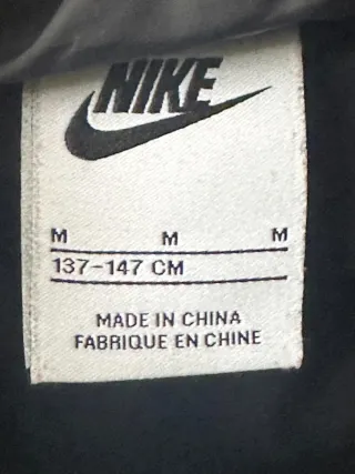 Chaqueta Nike Negra Niñ@s Original