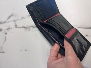 Cartera de Piel Tommy Hilfiger Negra