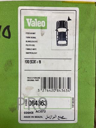 Ford escort intermitente del derch ref: 084363