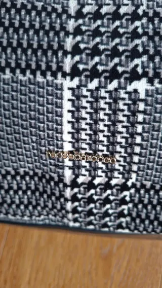 Borsa Roccobarocco fantasia pied de poule