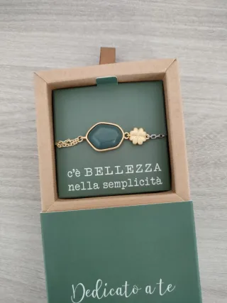 Bracciale Thun Dedicato a te pietra verde