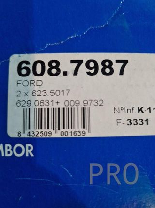 Zapata de freno Ford Mondeo