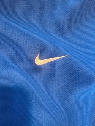 Felpa Nike con cappuccio e cerniera blu taglia M