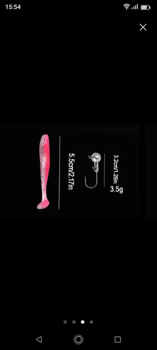 Señuelos de pesca con cabeza plomada