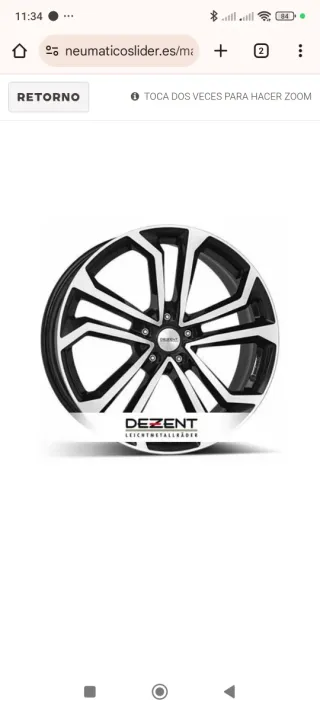 Llanta DEZENT regalo