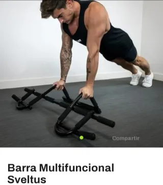 Barra Multifuncional Sveltus Hierro Galvanizado.