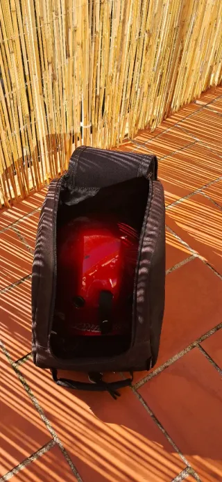 Tabla Snowboard 150cm + funda + Casco Rojo