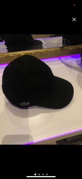 Gorra Lacoste Negra