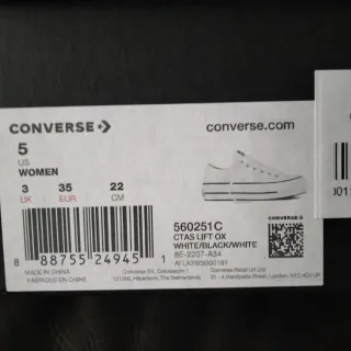 Converse All Star Lift Mujer Blancas