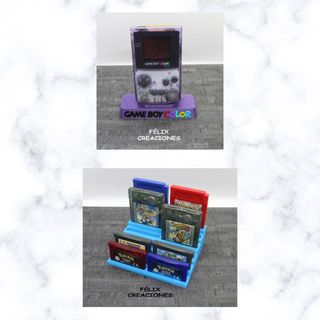 Expositor Gameboy Color y expositor para 12 juegos