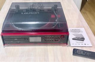 Tocadiscos Lauson CL 137 Rojo