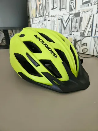 Casco Rockrider Amarillo