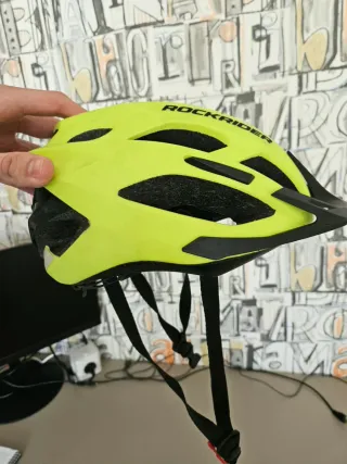 Casco Rockrider Amarillo