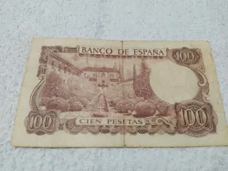 Billetes antiguos de pesetas: 100 y 2000
