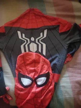 Disfraz Spiderman sin usar