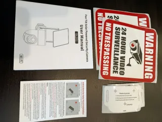 2 Cámaras Vigilancia WIFI + Paneles Solares NUEVAS