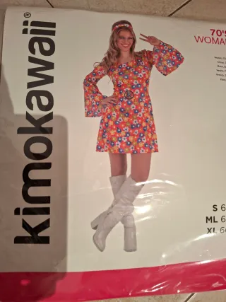 Vestido Hippie Kimokawaii Talla M