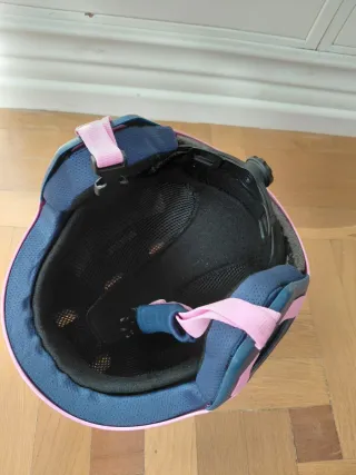 Casco de nieve Wedze rosa niña