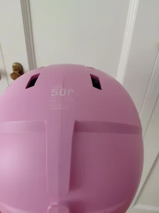 Casco de nieve Wedze rosa niña