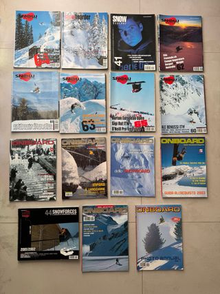 Lotto 15 riviste snowboard anni 2000