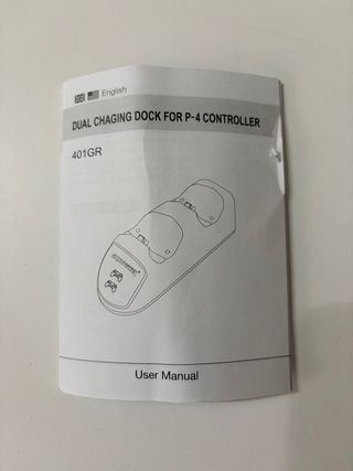 Base Carga Dual Echtpower para dos Mandos PS4