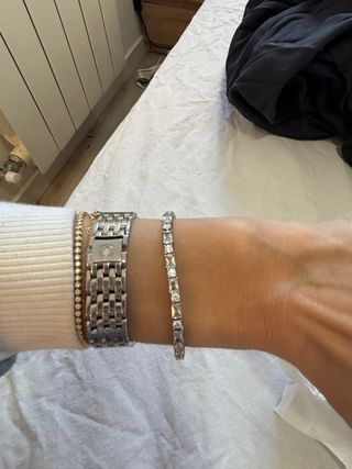 Pulsera Rivière Circonitas Plata