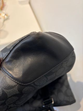 Bolso Coach Negro/Gris