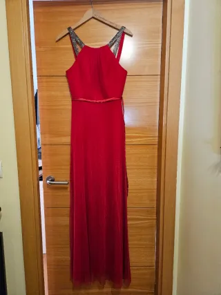 Vestido largo rojo