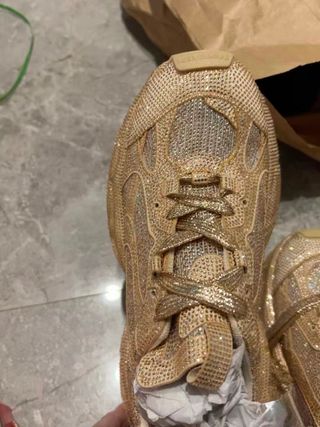 Zapatillas Diamante Dorado