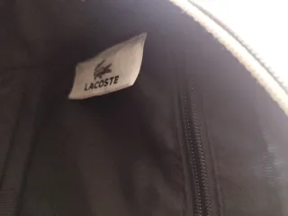 Bolso bandolera Lacoste beige