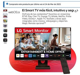 Monitor LG Smart 27 Full HD webOS 23