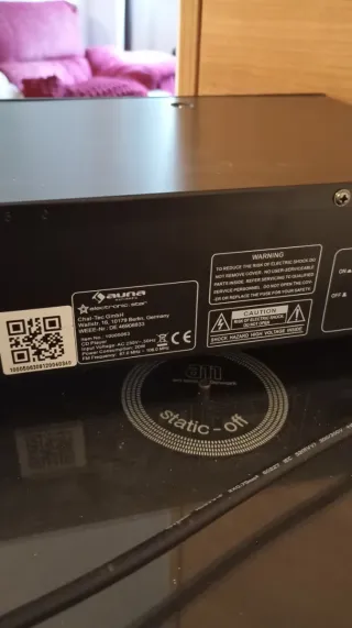 Reproductor CD Auna AV2-CD509N FM/AM