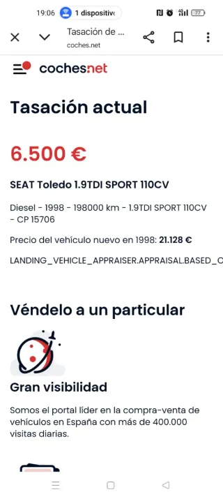 SEAT Toledo 1998
