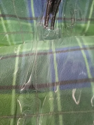 Neceser transparente con asa