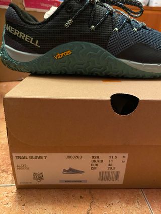 Merrell Trail Glove 7 Talla 46 Nuevas