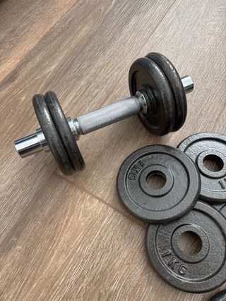 Pesas 14 kg total