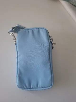 Bolso pequeño azul para móvil, etc.