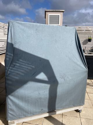 Outdoor furniture ”Strandkorb” Beige/Gris