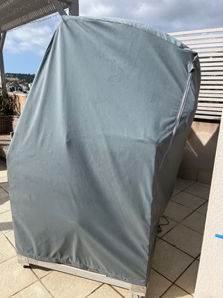 Outdoor furniture ”Strandkorb” Beige/Gris