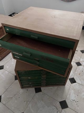 Mueble Cajonera antiguo hilaturas
