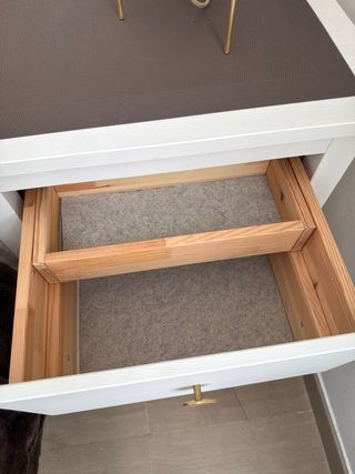 Mesita de noche Ikea Hemnes blanca