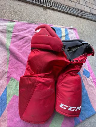 Pantaloni da hockey CCM rossi