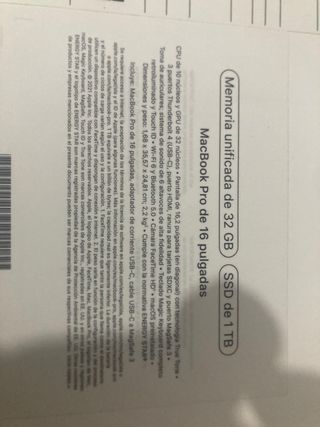 MacBook Pro 16 M1 MAX 1TB 32GB RAM