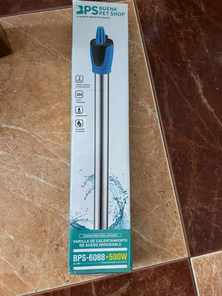 Calentador Acuario Acero Inoxidable 500W