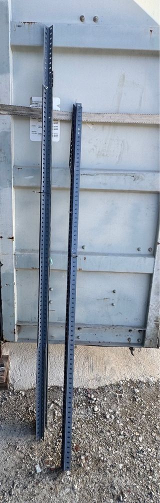 Estantería metálica gris metalica