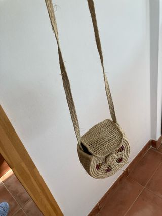 Bolsos niña beige y dorado